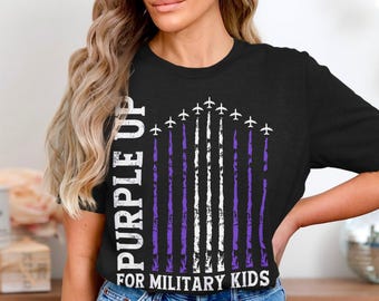 Purple Up voor militaire kinderen PNG: Air Force Child Month (digitale download)