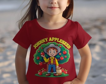 Johnny Appleseed Planting Apple Trees PNG: History Buff Gift (Digital Download)
