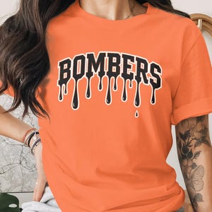 Bombers 2 SVG 2 PNG, Bombers Baseball SVG, Baseball Mom Clipart, Baseball Shirt Design, Team Sports Sublimation, Instant Digital Download
