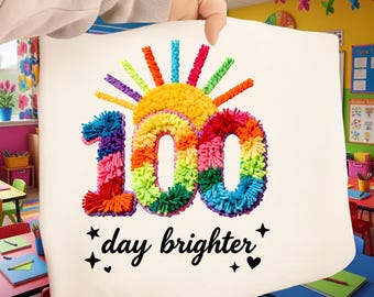 100 dagar i skolan PNG, konstgarnpenna, kokettrosé (digital nedladdning)