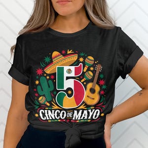 Cinco de Mayo Fiesta Design: Mexican Sombrero, Cactus (PNG, SVG)