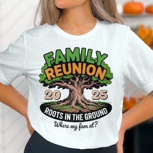 Family Reunion Tree 2025 PNG SVG, Where the Fam At? Shirt Design, Tree of Life Family Reunion Sublimation, Family Tree svg, Tree Of Life png
