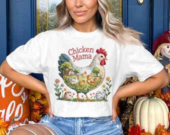 Farm Life Mama PNG: Kycklingmamma-grafik (digital nedladdning)