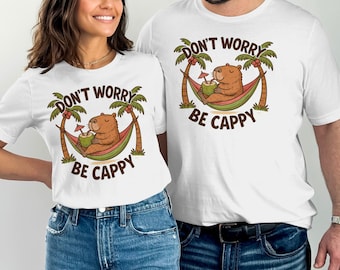 Capybara PNG - Keine Sorge, Cappy Shirt Design (Digitaler Download)