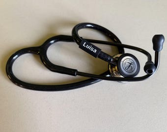 Etichetta identificativa per stetoscopio Littmann (stampata in 3D, servizio ambulanza, ospedale, medico, paramedico)