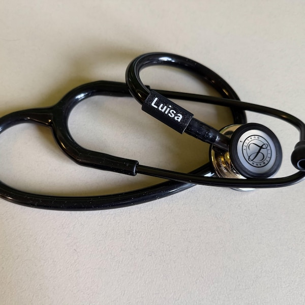 Name tag for Littmann stethoscope (3D printed, ambulance service, hospital, doctor, paramedic)