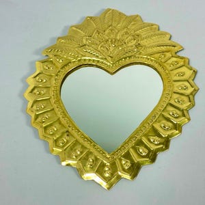 Handmade Moroccan Brass Wall Mirror - Nursery Decor