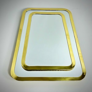 Handmade Brass Moroccan Mirror: Bohemian Wall Decor