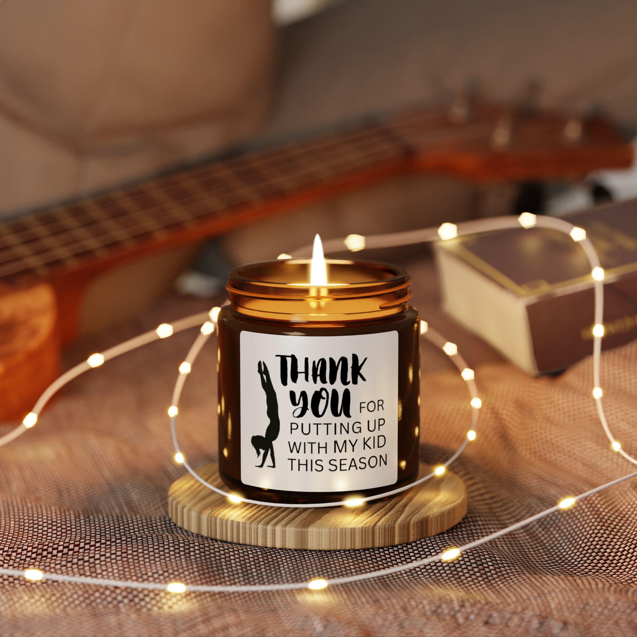 Thank You for Putting up With My Kid Candle | Amber Jar Soy Candle - Etsy