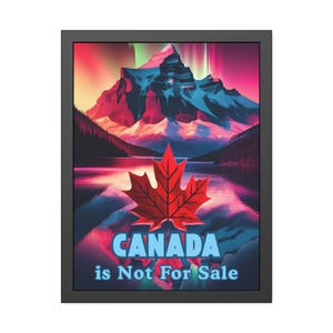 Canada is Not For Sale Wall Art Digital Download, Canada First Print, Canadian Independence Printable, Canadian Sovereignty Print for Decor