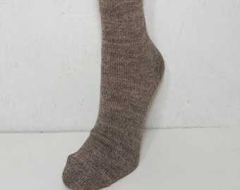 Missouri Grown Alpaca Socks, Suri Alpaca Socks,  Crew Socks, Size S-XL, Eco Friendly, Self Sustainable, Home Grown Alpaca, SM18LW