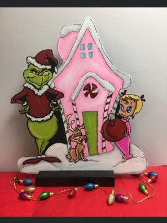 Grinch House Table Top Stand Cindy Lou Who Christmas | Etsy