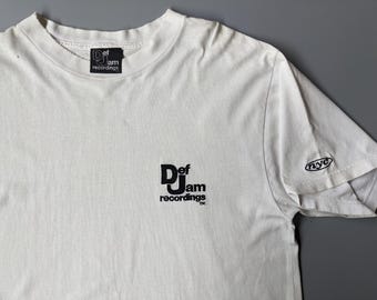 Vintage 90er Jahre Def Jam Aufnahmen Shirt
