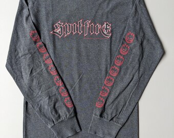 Vintage 90er Jahre Spitfire Skateboard Langarmshirt