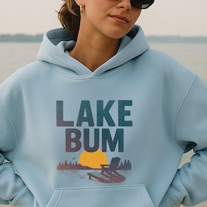 Lake Bum PNG, Spring Outdoors Sublimation file, Trendy Summer Lake Camping Design,  Camp, Cabin, Digital Download