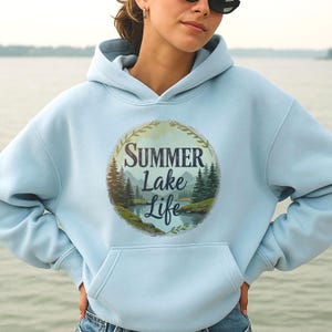 Summer Lake Life PNG,  Outdoors Sublimation file, Trendy Summer Lake Camping Design,  Camp, Cabin, Digital Download