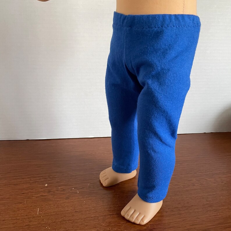 DC, Royal Blue Pants / Leggings 18 Inch Boy Doll Clothes fits American Girl or Boy image 6