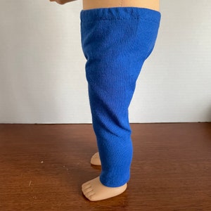 DC, Royal Blue Pants / Leggings 18 Inch Boy Doll Clothes fits American Girl or Boy image 5