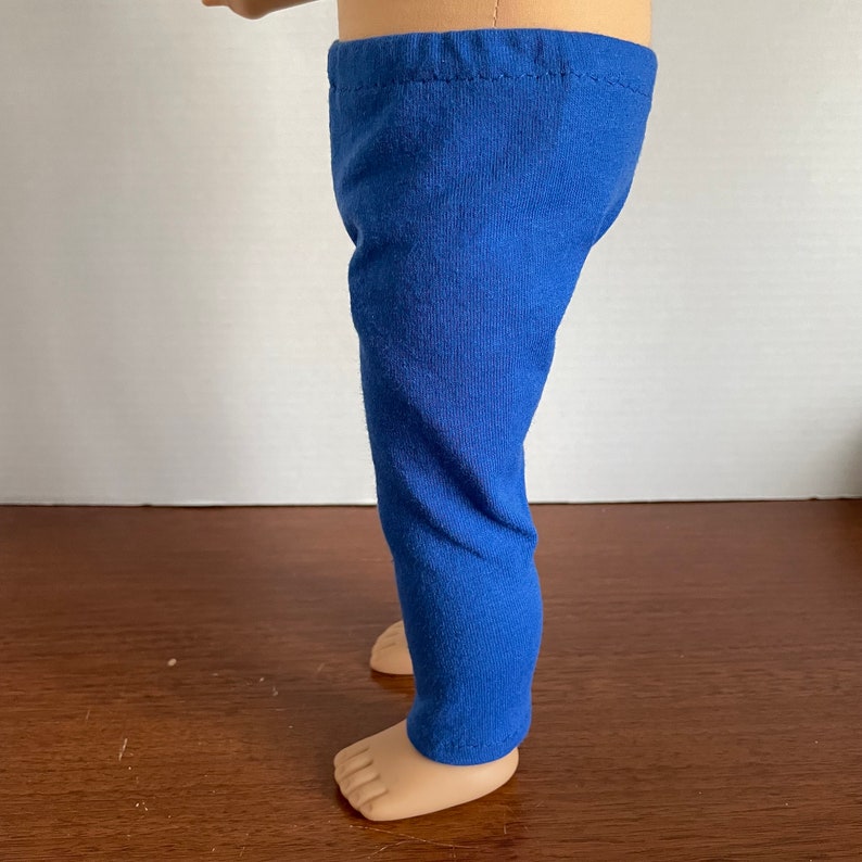 DC, Royal Blue Pants / Leggings 18 Inch Boy Doll Clothes fits American Girl or Boy image 5