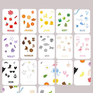 Cartes Éducatives Couleurs – Apprentissage Ludique des Couleurs & Puzzle Coloré | Jeu Pédagogique pour Enfants