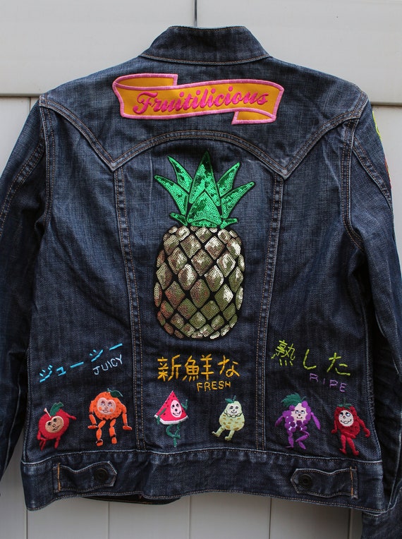 Japanese Fruit Jacket - Size Small - Japanese Street Style