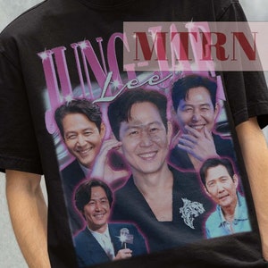 Lee Jung-Jae Tshirt, Lee Jung-jae Vintage Tees, Lee Jung Jae Retro Shirt, Retro Lee Jung Jae Tee, Kdrama Gift Tees, Lee Jungjae Kdrama Shirt