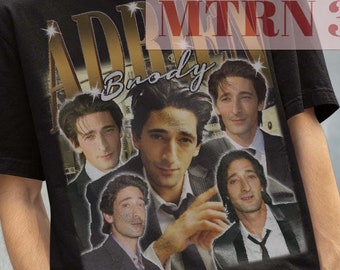 Adrien Brody Retro Movie Tee: Vintage Style Fan Gift