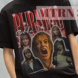 Ella Purnell Tshirt, Ella Purnell Vintage Tees,Ella Purnell Retro Shirt, Retro Movie Ella Purnell Tees, Christmas Gift Tees, Movie Gift Tees