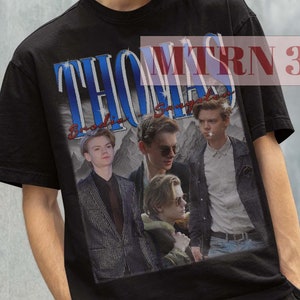 T-shirt Thomas Brodie-Sangster, vintage T-shirts Thomas Brodie Sangster, retro T-shirt Thomas Brodie, retro film T-shirts Thomas Brodie, filmcadeau