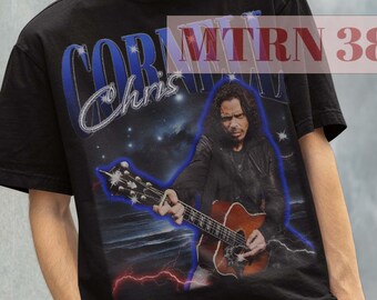 Camiseta de Chris Cornell, camiseta retro de Chris Cornell, camisetas de merchandising de Chris Cornell, póster de Chris Cornell, camiseta vintage de Chris Cornell, regalo de música retro