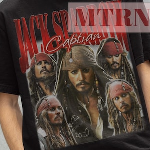 Captain Jack Sparrow Shirt, Jack Sparrow Vintage Tshirt, Jack Sparrow Tees, Jack Sparrow Poster, Johnny Depp Jack Sparrow, Jack Sparrow stl