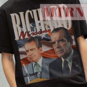 Richard Nixon Tshirt, Richard Nixon Vintage Tees, Richard Nixon Retro Shirt, Retro Richard Nixon Tees, Christmas Gift Tees, US President Tee