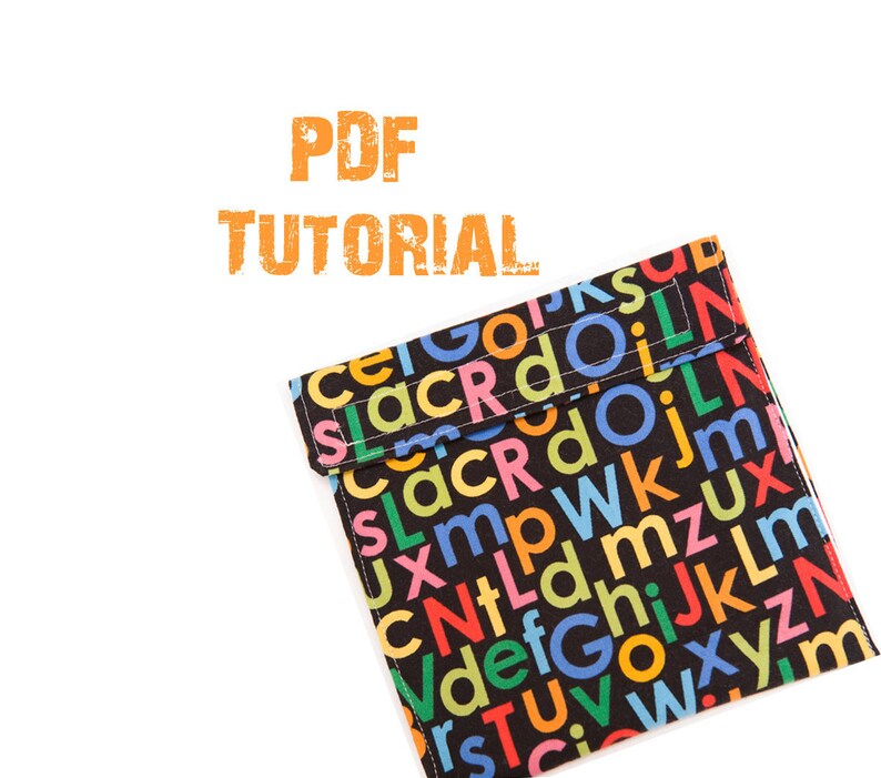 PATTERN Snack Bag Tutorial PDF Download image 1