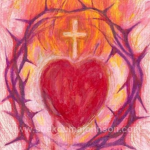 Sacred Heart of Jesus Print – Symbol