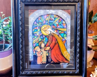 Saint Clotilde Original Painting