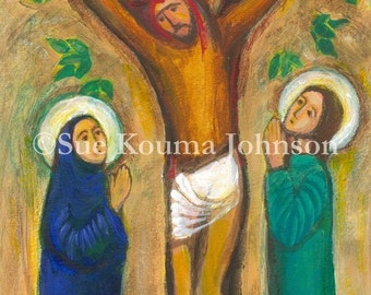 Tree of Life Crucifixion Art Print