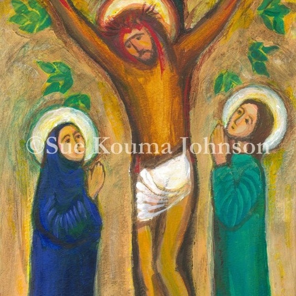 Tree of Life Crucifixion Art Print