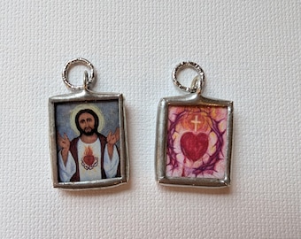 Sacred Heart of Jesus Double-sided Medal-Catholic Holy Medal