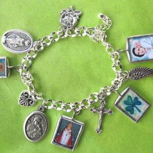 Adoption Bracelet with Catholic Medals