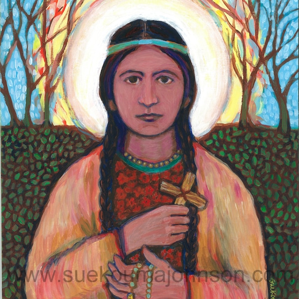 Saint Kateri Tekakwitha Art Print