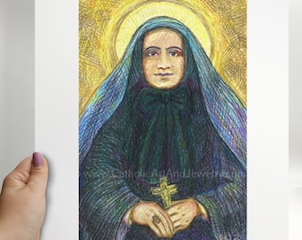 Święta Franciszka Ksawera Cabrini Wydruk artystyczny
