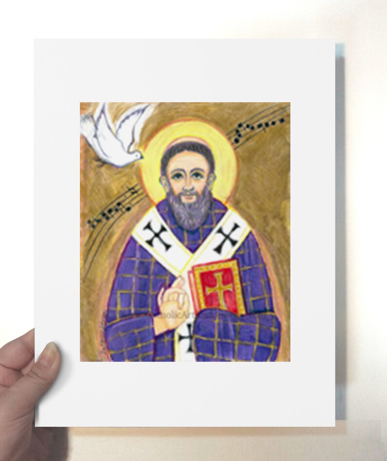 Saint Gregory the Great Print - Etsy