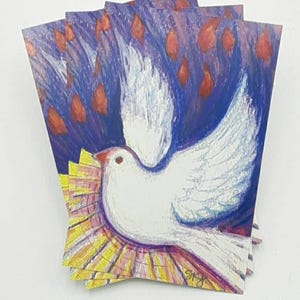 Spirito Santo di Fuoco 3 o 10 o 100 Cartoline