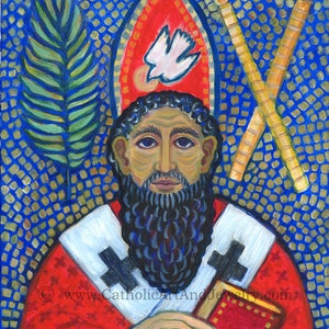 Saint Blaise Art Print