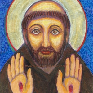 The Blessing of Saint Francis Art Print