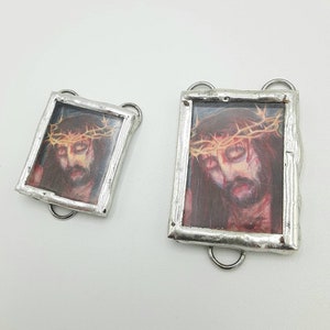 Jesus Crucified Rosary Centerpiece