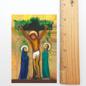 Novità! Albero della vita – Crocifissione – confezione da 10/100/1000 – Immagine sacra di Pasqua