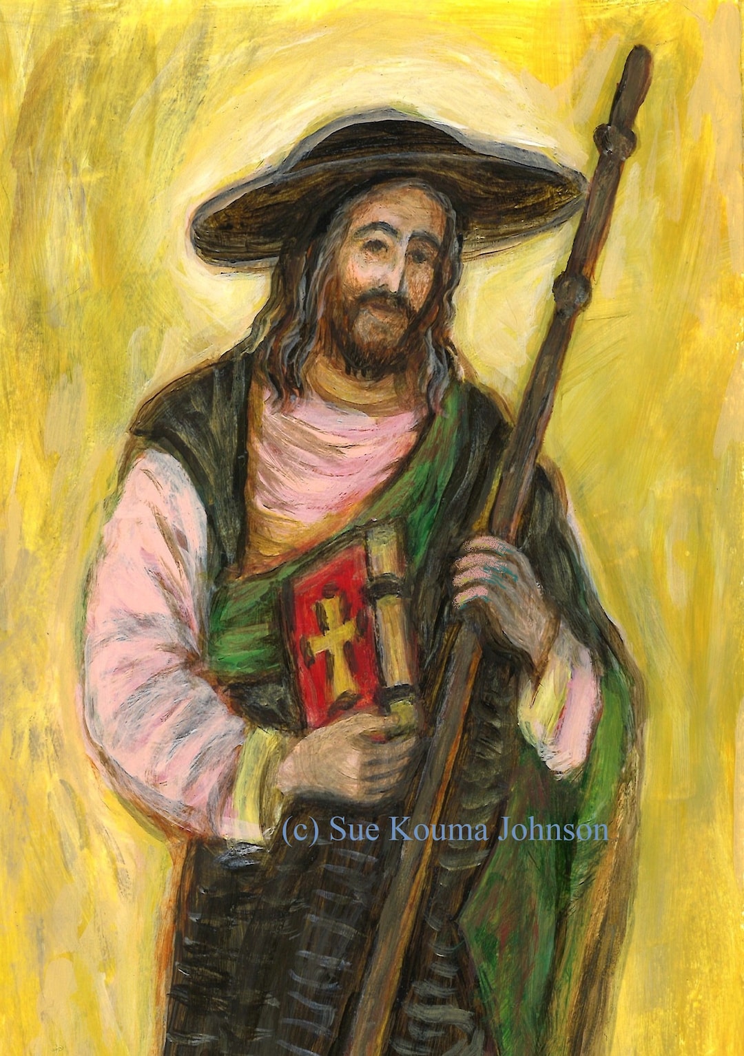 Saint James the Greater Art Print - Etsy