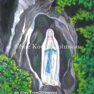 Our Lady of Lourdes Print
