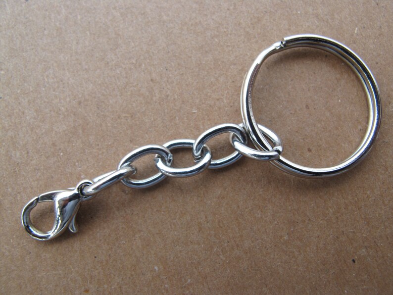 Key Ring And/or Thick Glass Keychain for Medals Etsy